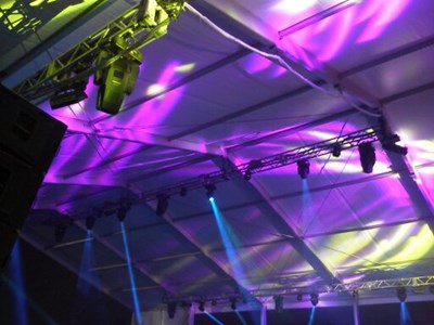 Lighting system in Tent2